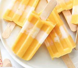 mango cream popsicles 