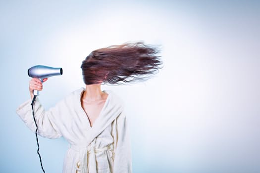 dry hair repair blow dry