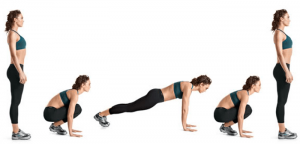 body weight exercises burpees